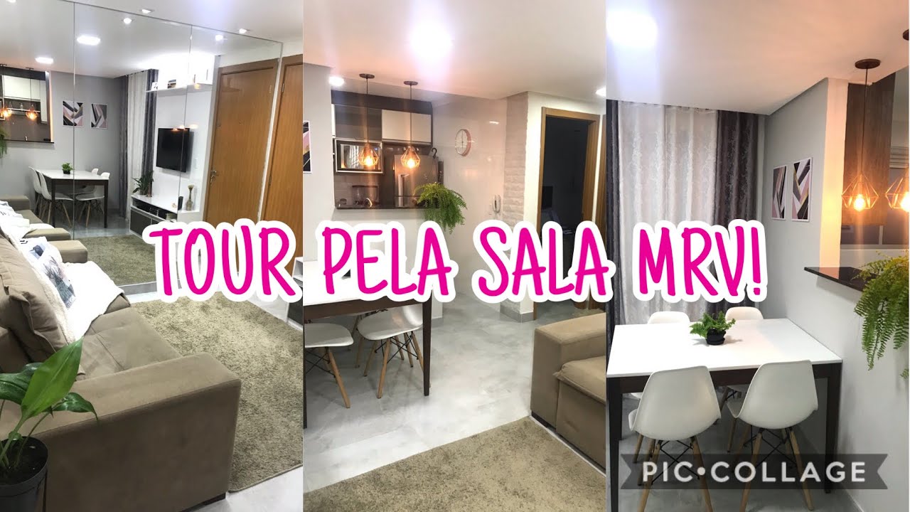 TOUR PELA SALA MRV - DEPOIS DA REFORMA | APÊ MRV ❤️