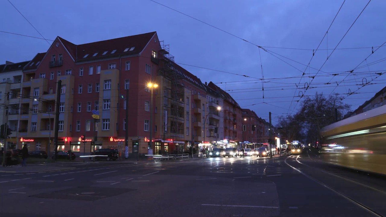 Berlin Rush Hour Traffic Time Lapse (Relaxing Time Lapse)