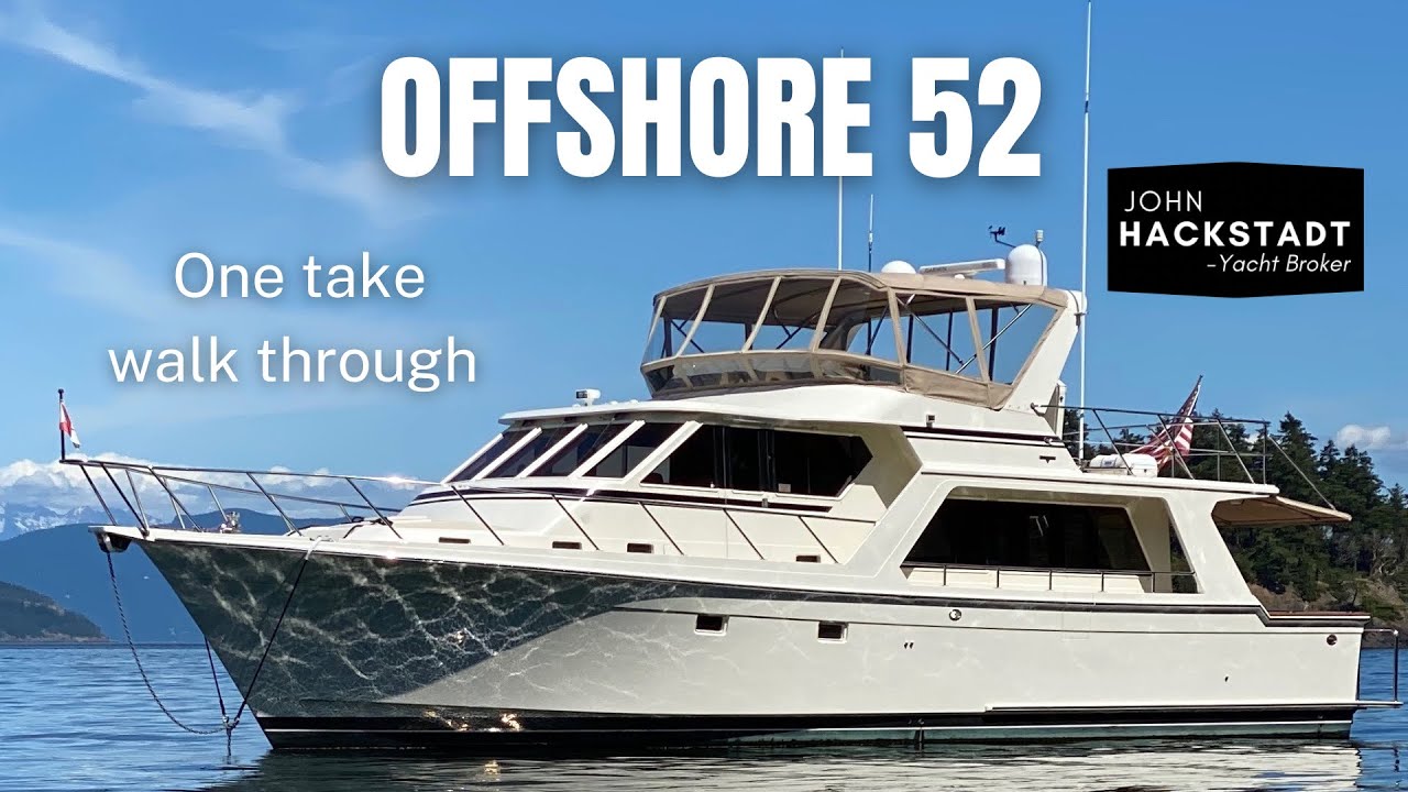 Sold.   52 Offshore Yachts Pilothouse yacht Anacortes WA. VCapable Trawler for your cruising