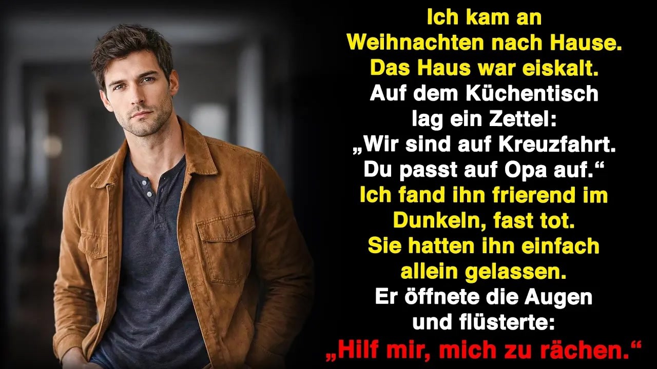 Als ich zurückkam, war mein Großvater allein im Sterben und hatte nur einen letzten Wunsch...