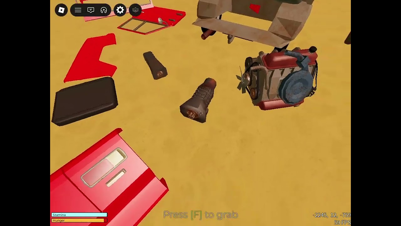 Roblox a desert smz with weight reduction and V8