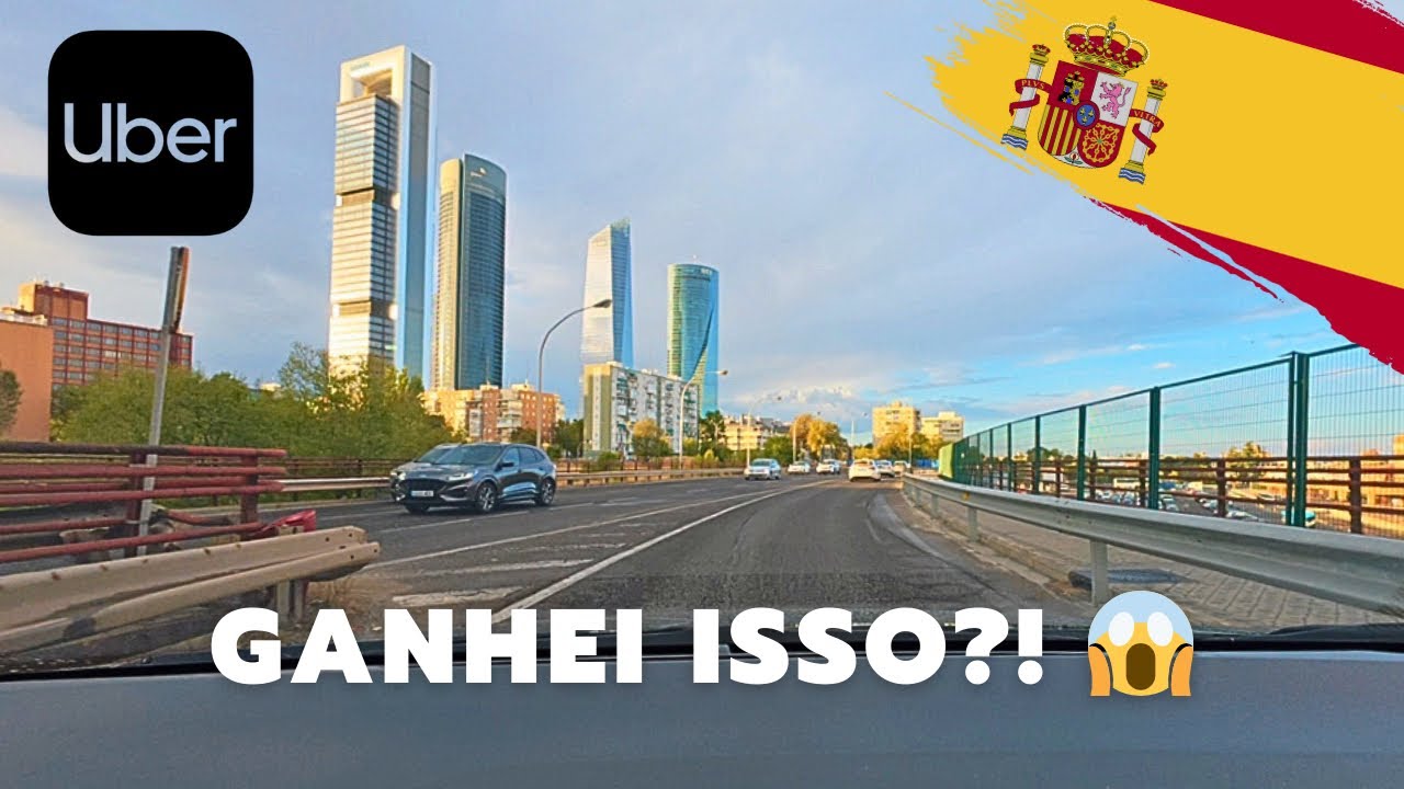 Quanto Dá pra Ganhar na Uber em Madrid numa Sexta à Noite? A REAL! 💶🇪🇸