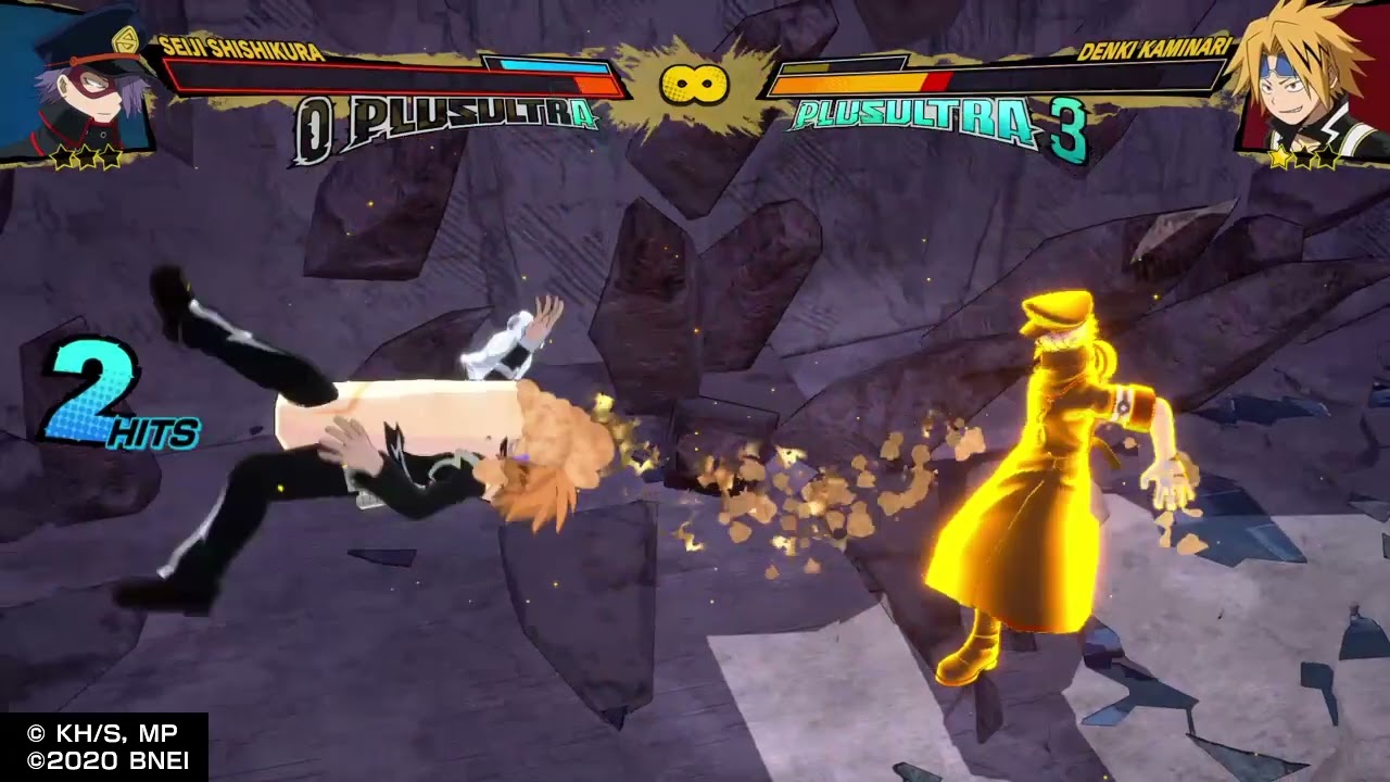 MY HERO ONE'S JUSTICE 2 random matchups episode 3: Shishikura vs Kaminari