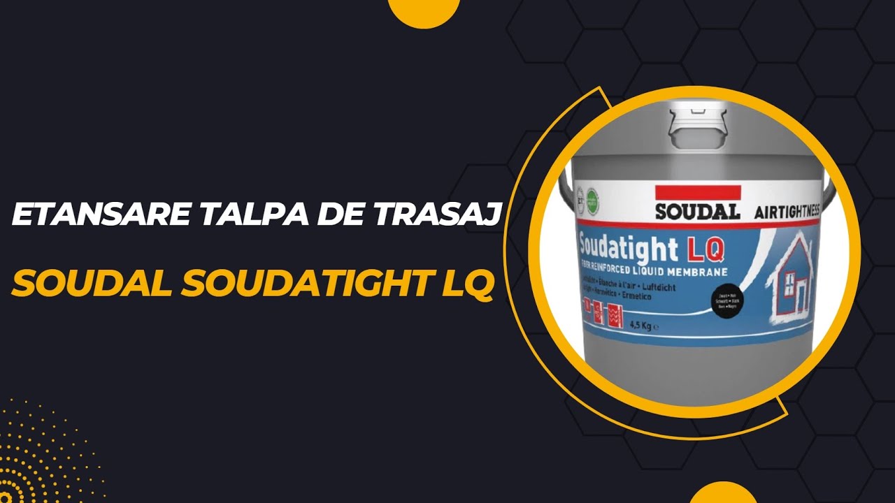 Bariera de vapori lichida Soudal Soudatight LQ.  #soudal