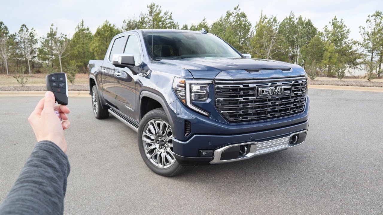 2023 GMC Sierra 1500 Denali Ultimate: Start Up, Walkaround, POV, Test Drive and Review