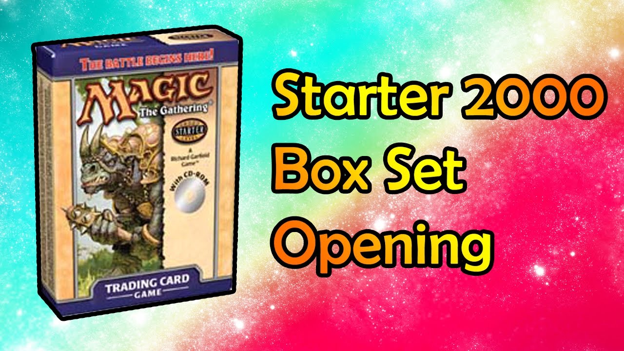 MTG - Starter 2000 Box Set Opening