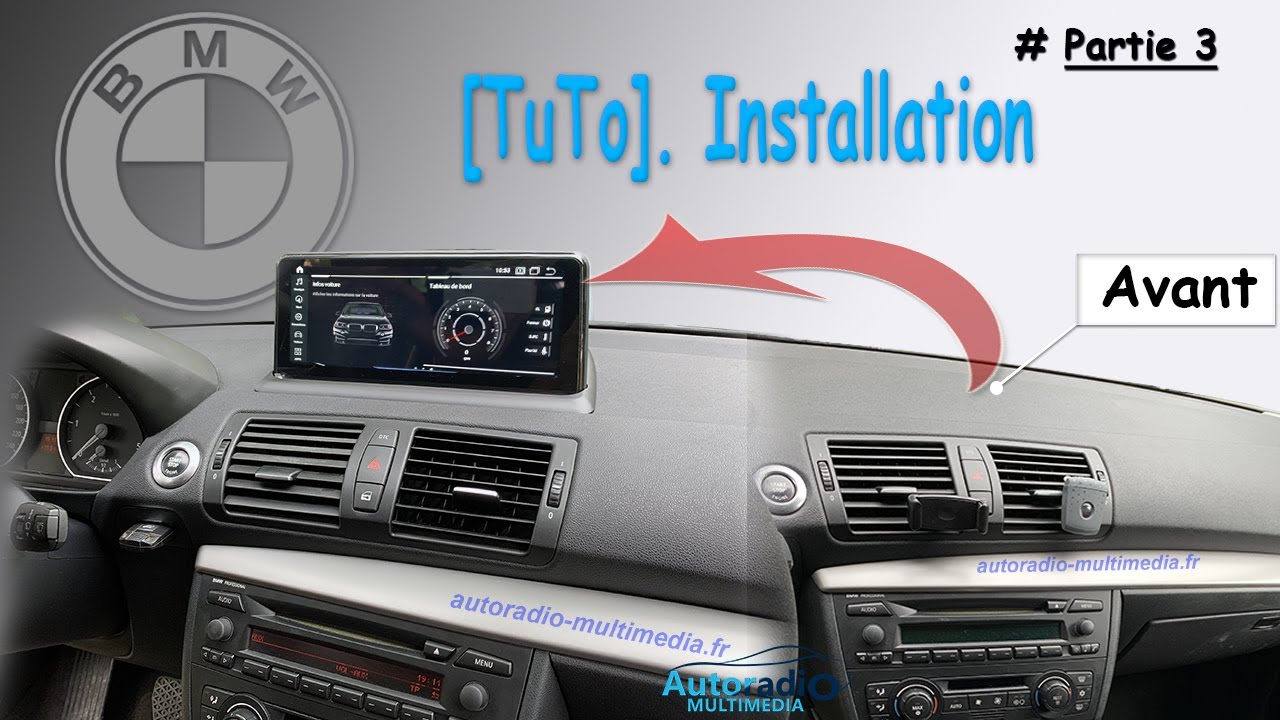 🚗 Connexion écran Android & caméra de recul BMW Série 1 – Partie 3 🔧