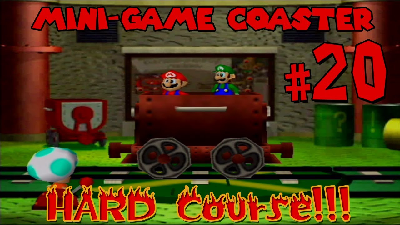 Mario Party 2 - Gameplay Walkthrough - Part 20 - Mini-Game Coaster: Hard Course - World 1