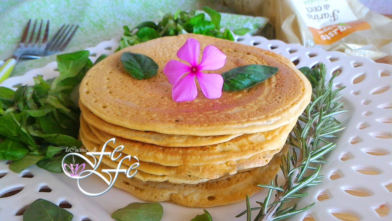 CREPES CON FARINA DI CECI (Ricetta vegana, senza lattosio e gluten free)