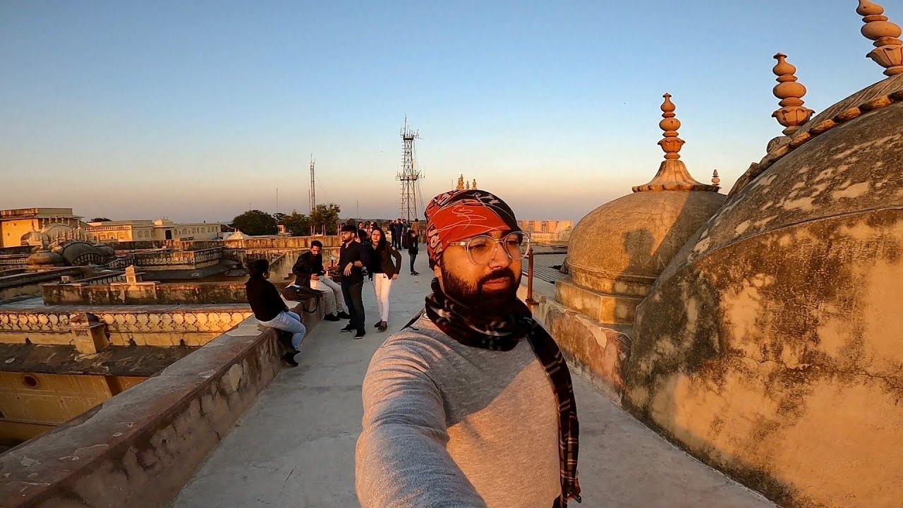 Sun Set  Never Seen Before  At Nahargarh Fort | Scary Moment 😲 | Jaipur Ride On Hayabusa |