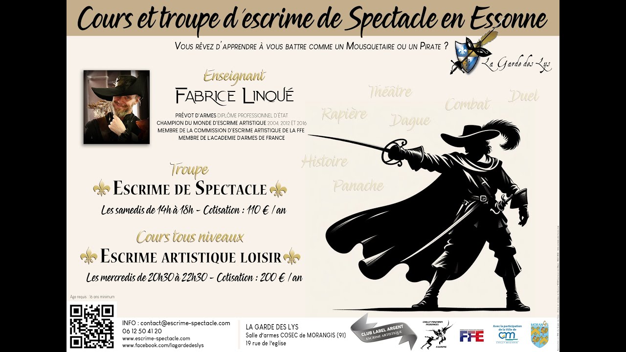 La Garde des Lys, troupe d'escrime artistique et de spectacle en Essonne