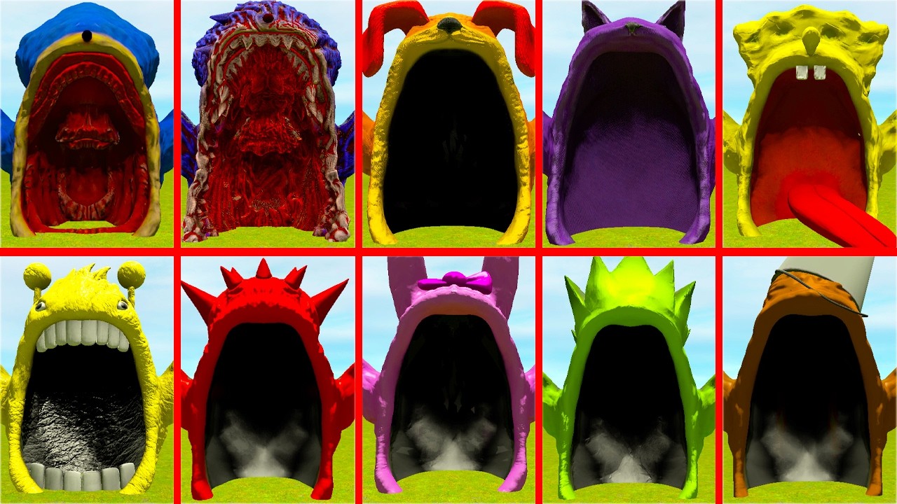 NEW EVOLUTION OF ALL SONIC SEATER FALIMY VS ALL SEATER POPPY PLAYTIME 5 In Garry's Mod