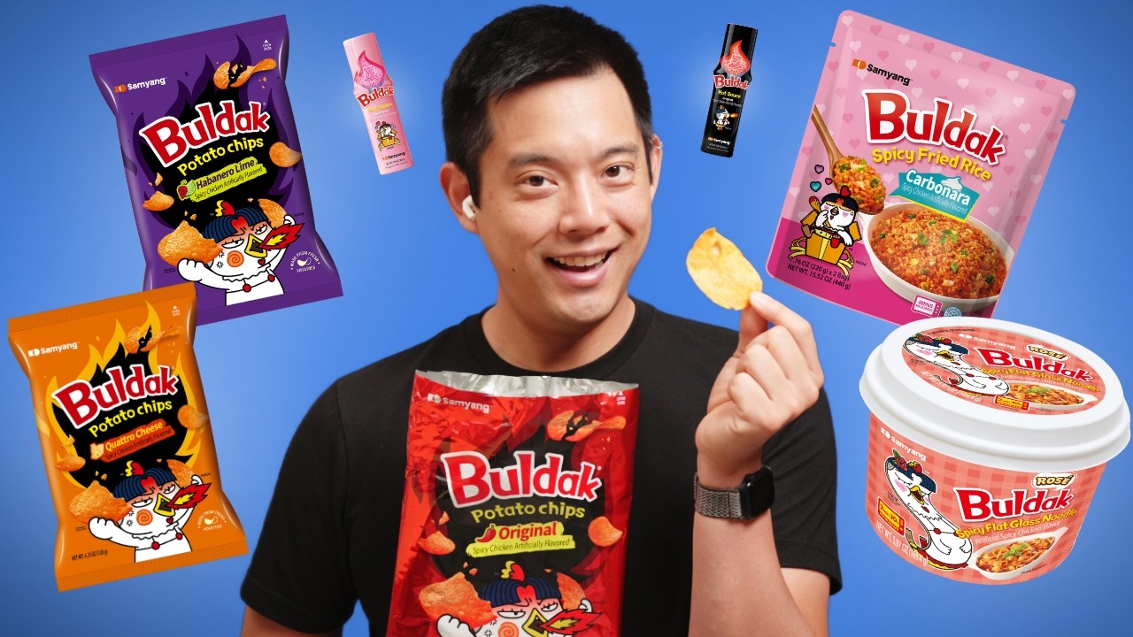 Is Buldak Copying Flamin&rsquo; Hot Cheetos? | Taste Test