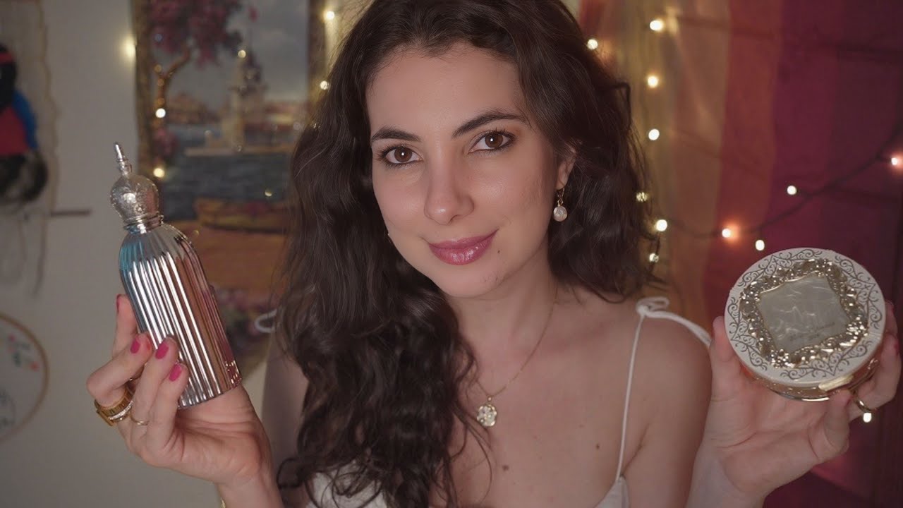 ASMR ARRUMANDO VOC&Ecirc; NOIVA TURCA - Makeup e muito ouro!!