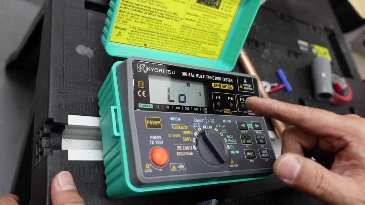 試玩 Kyoritsu 6010B Multi Function Testers 多功能測試儀