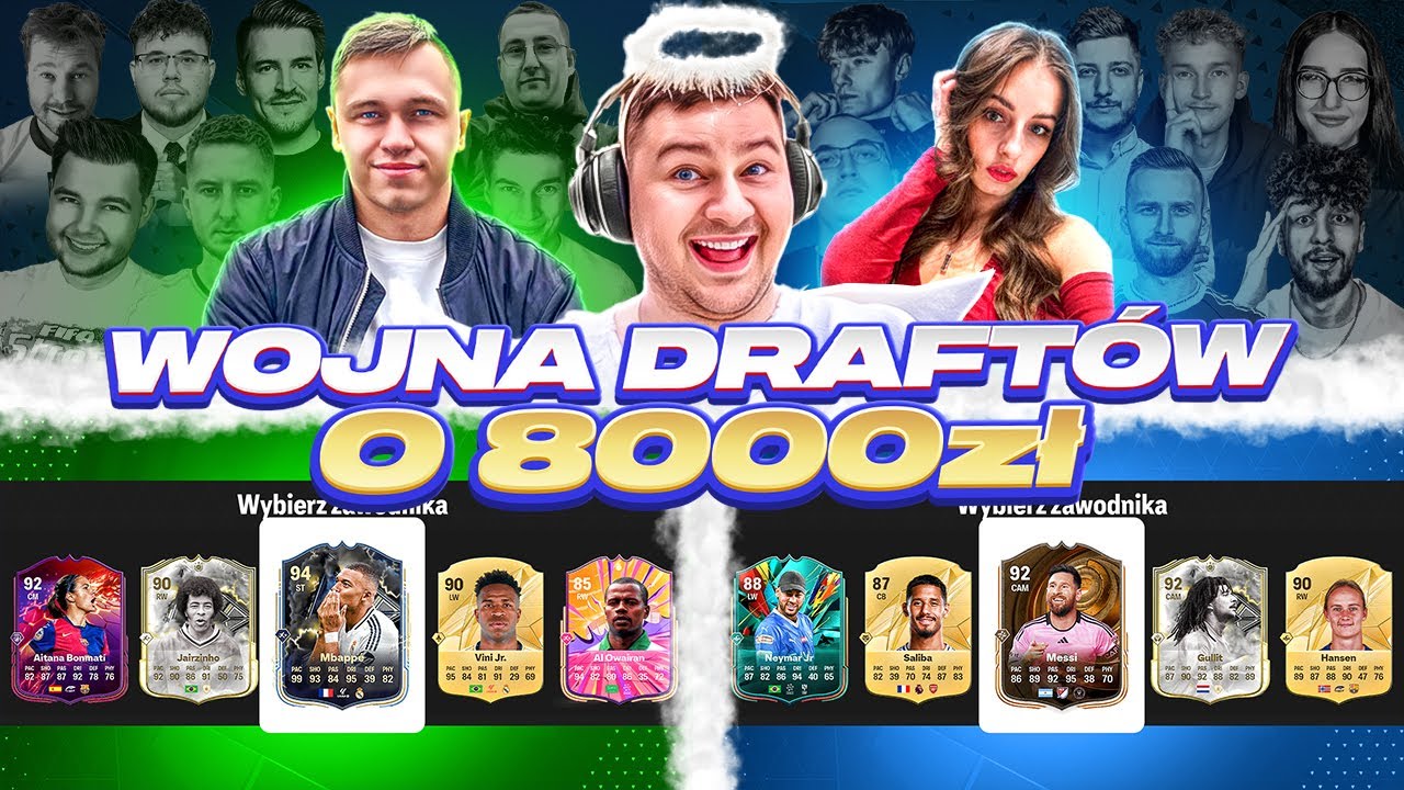 WOJNA DRAFTÓW xFlaShx VS Klqudka o 8000 zł | ĆWIERĆFINAŁ FC25