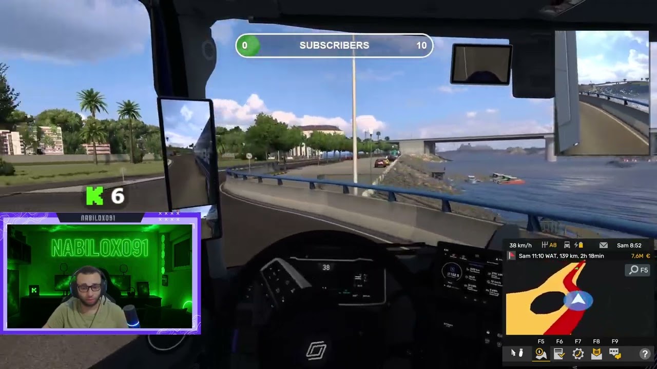 محاكي الشاحنات ETS2 : قمت بتوصيلة إلى مدينة EL JADIDA ب RENAULT🚛