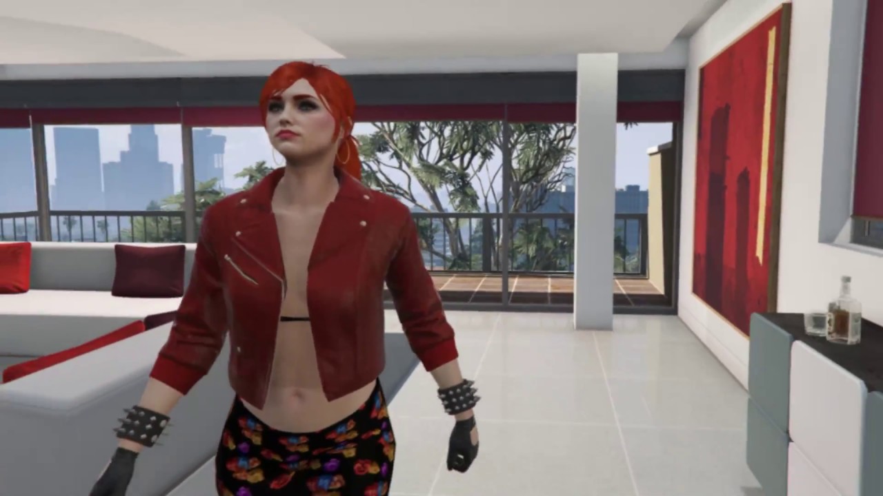 GTA V online - Como criar uma personagem feminina bonita ruiva!