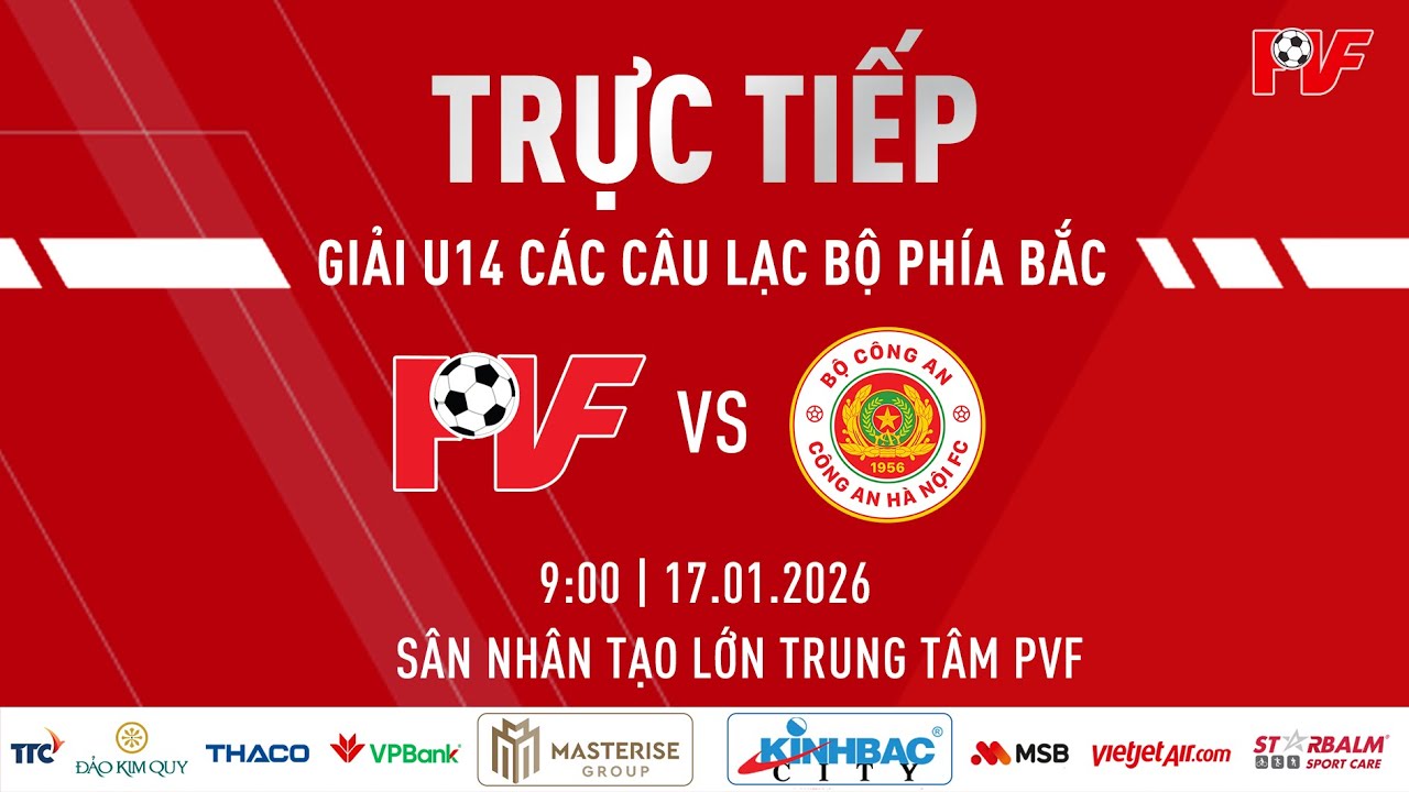 🔴TRỰC TIẾP: U14 PVF 🆚 U14 CAHN🏆 GIẢI BÓNG ĐÁ U14 CÁC CLB CHUYÊN NGHIỆP PHÍA BẮC NĂM 2025