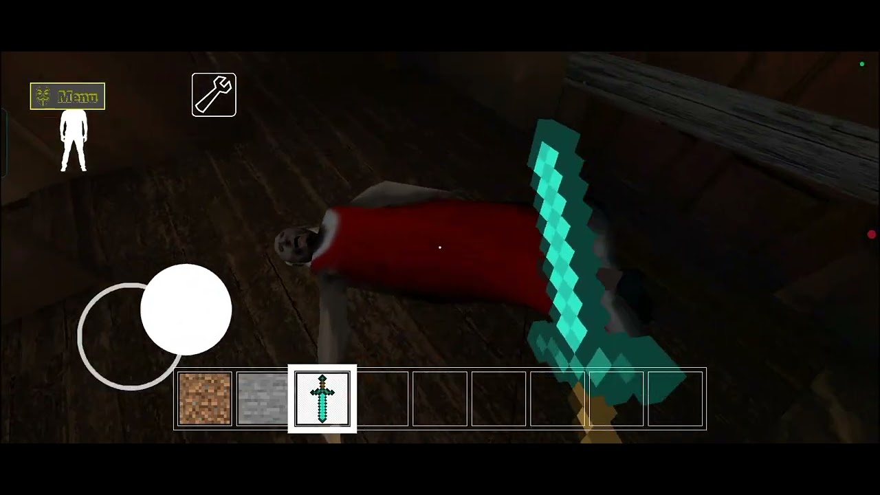 Я играю в гренни но в майнкрафте? Или майнкрафт в гренни🤔