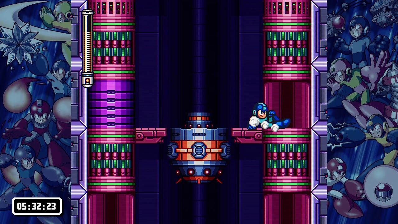 Mega Man Legacy Collection 2 - MM7 boss rush (Buster only, Gold)