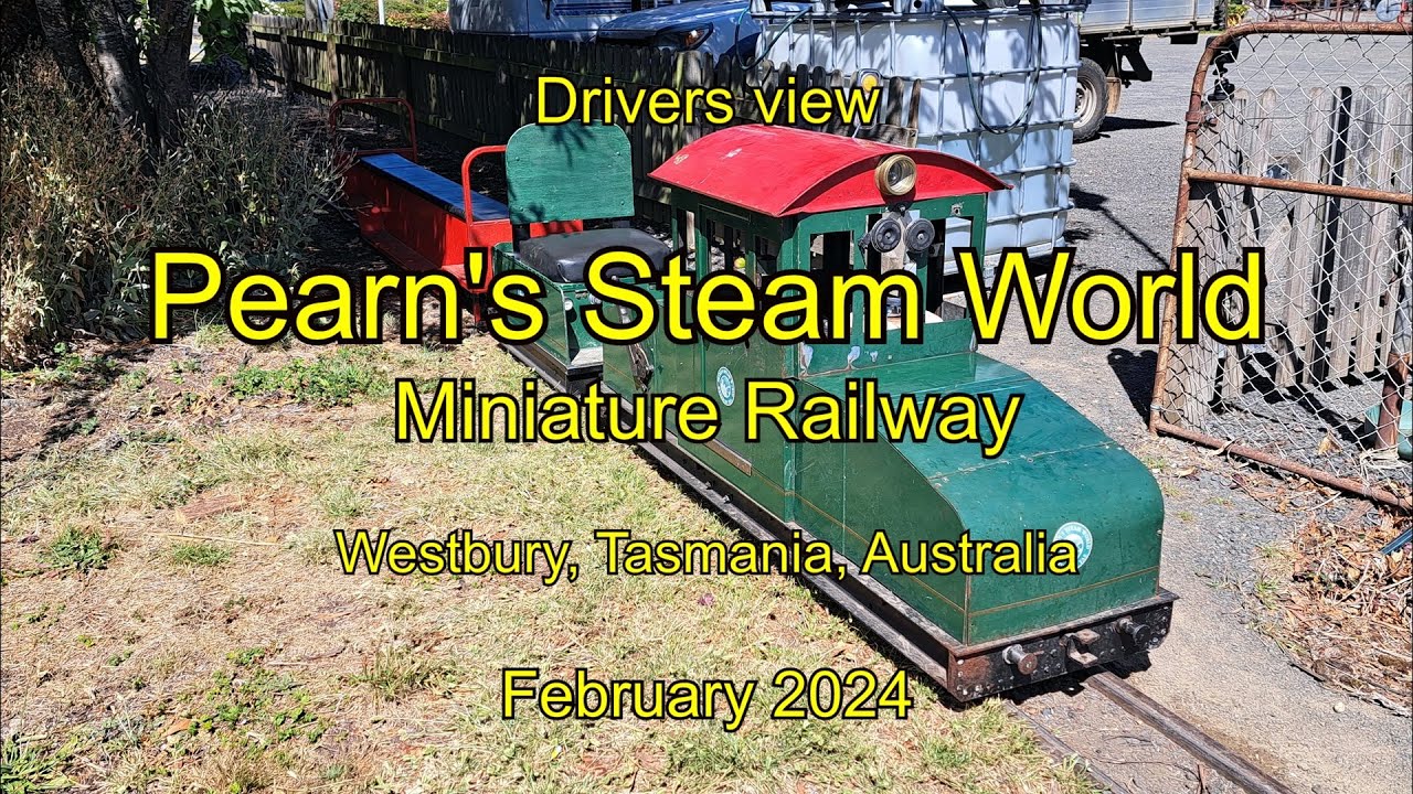 Pearns steam world miniature railway, Tasmania, Feb 2024
