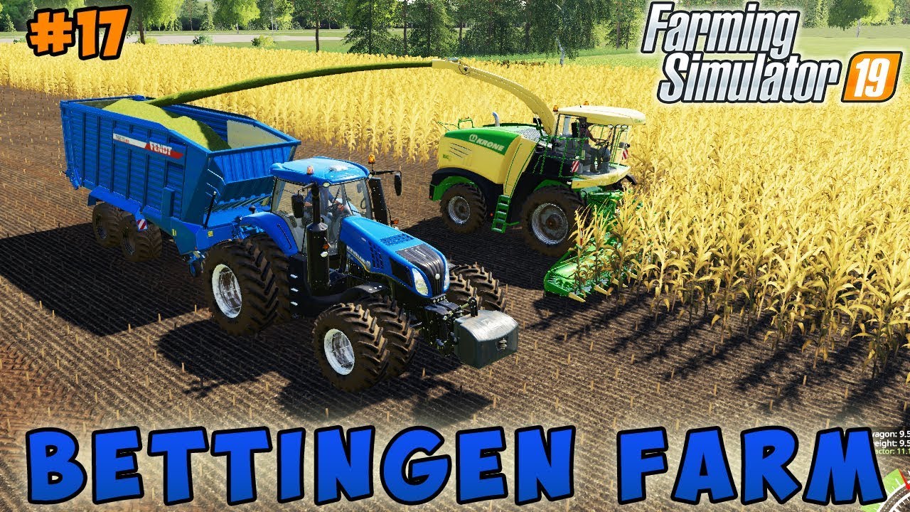Farming simulator 19 | Bettingen Farm | Timelapse #17 | Chopping corn silage