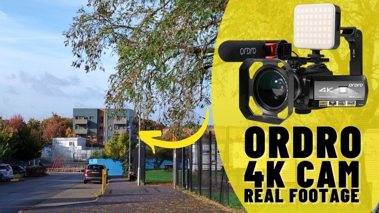 Ordro AC3 4k Video Camcorder REVIEW | Real Footage