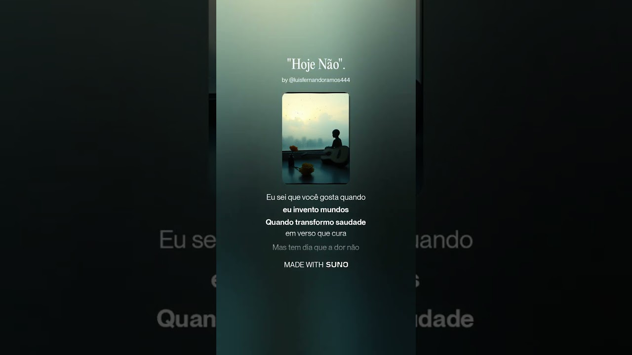 Hoje não 