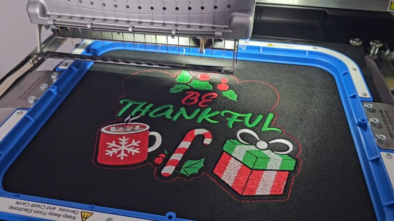 Be Thankful 🎁 The Biggest Holiday Embroidery Design For Christmas 🎄 