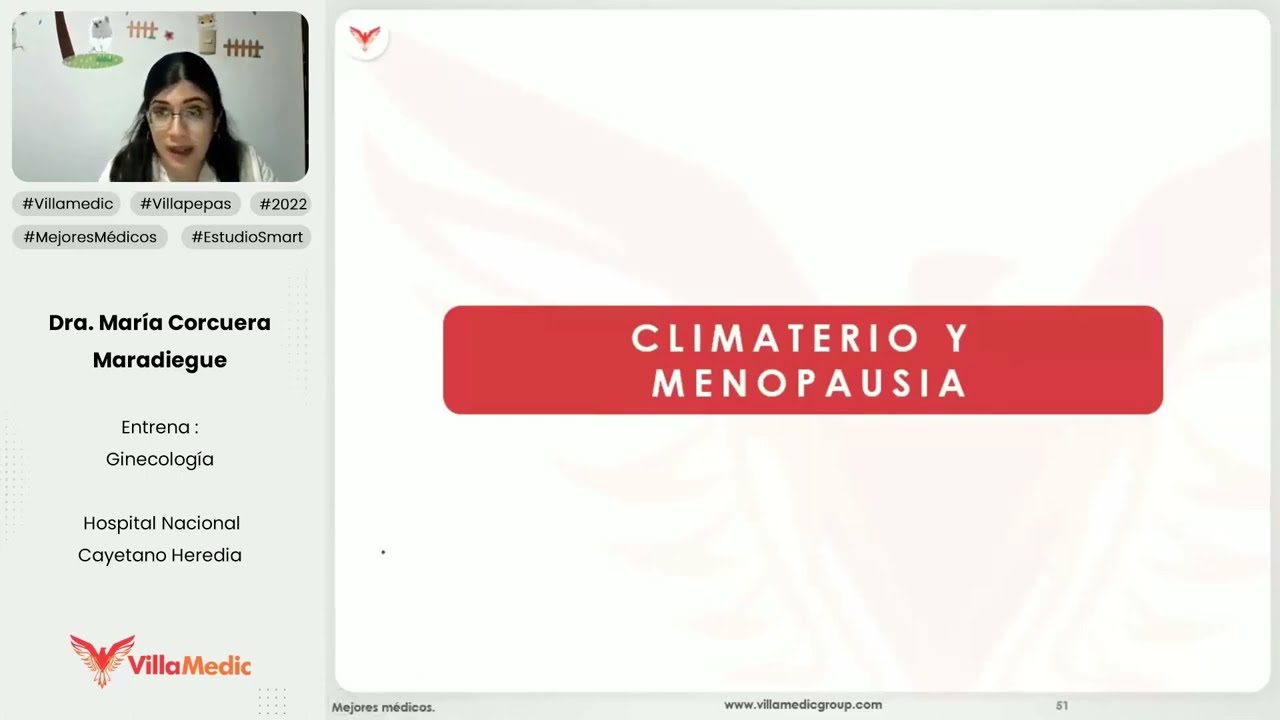 REPASO DE CLIMATERIO Y MENOPAUSIA - GINECOLOGÍA - VILLAMEDIC