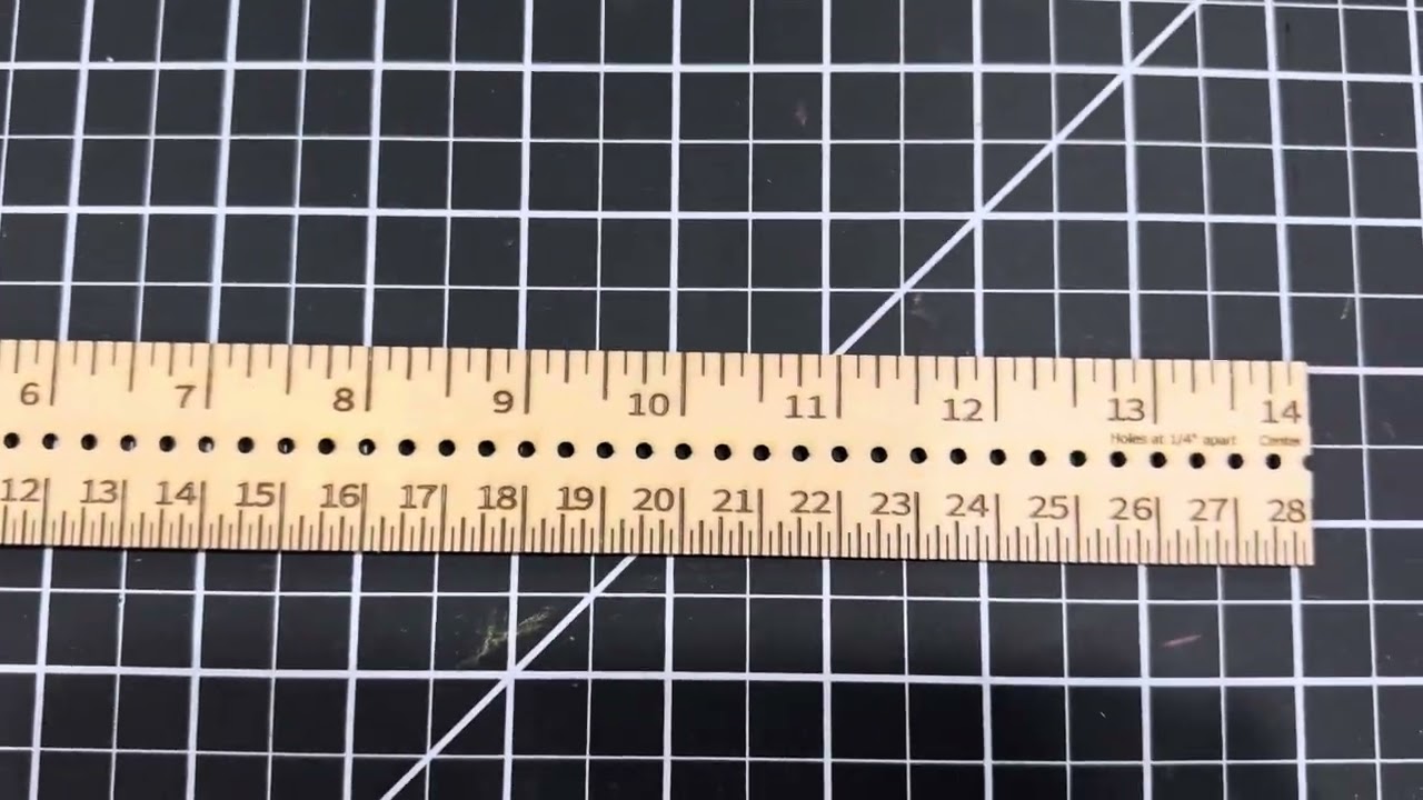 Make your own Center finding Ruler /Doubling Ruler - Laser cutting leather craft 3d printing