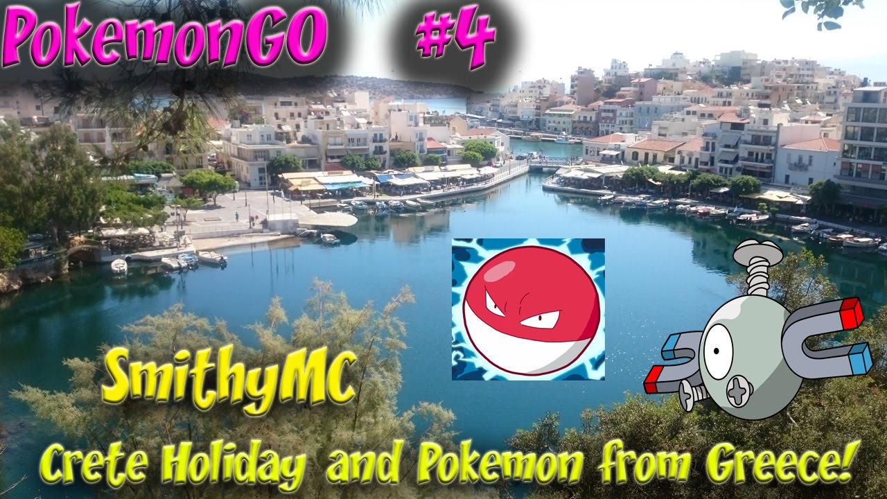 Pokemon Go SmithyMC Plays Ep4 Crete Holiday and Pokemon from Greece