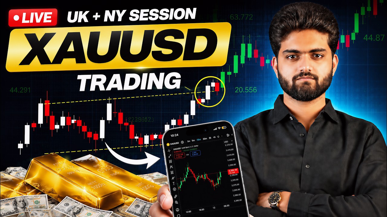 🔴 LIVE Gold Xauusd & Bitcoin Trading| Live Trap Trading | Young Trader Viraj 🎉