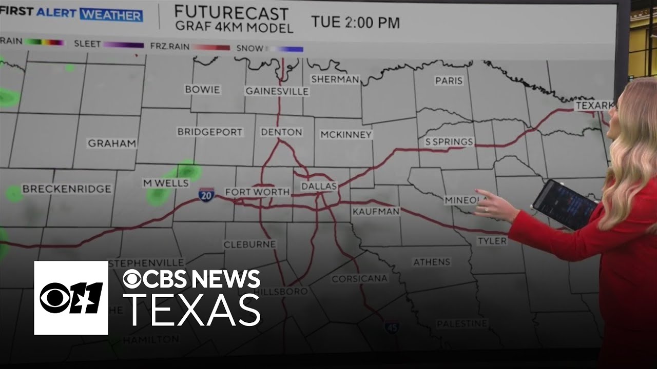 Scattered rain chances move in to North Texas late Tuesday
