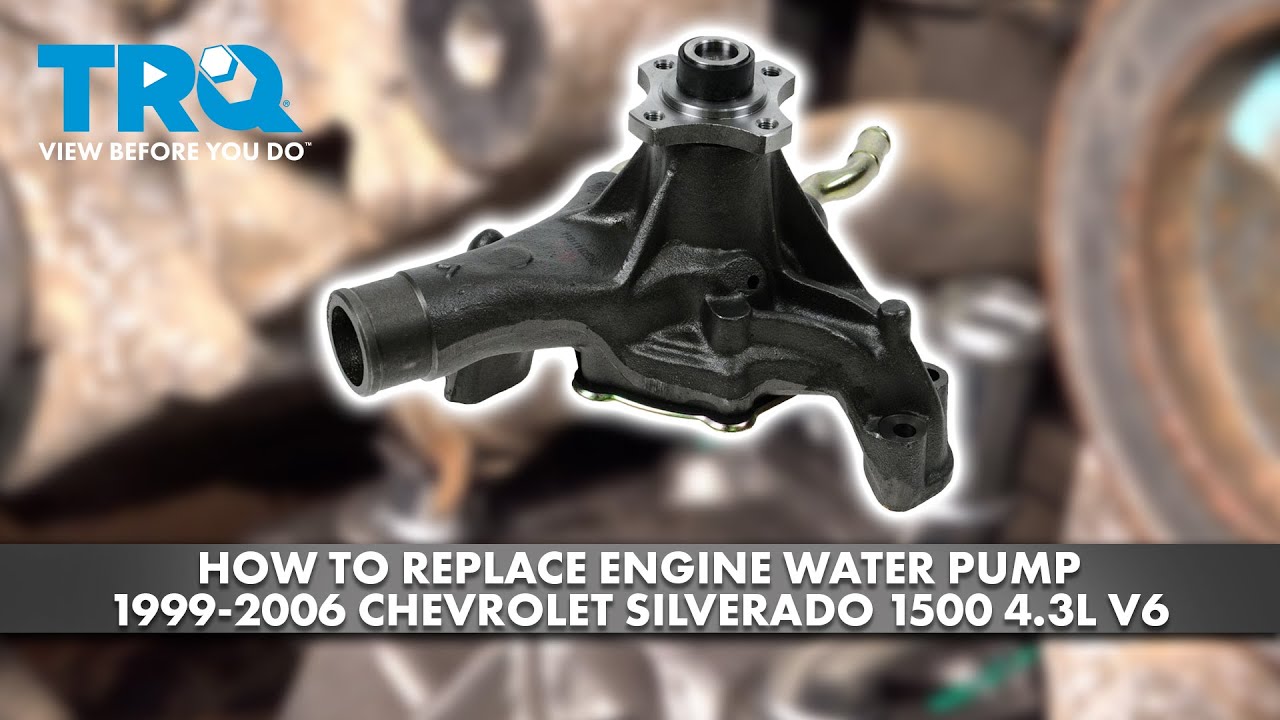 How to Replace Engine Water Pump 1999-2006 Chevrolet Silverado 1500 4.3L V6