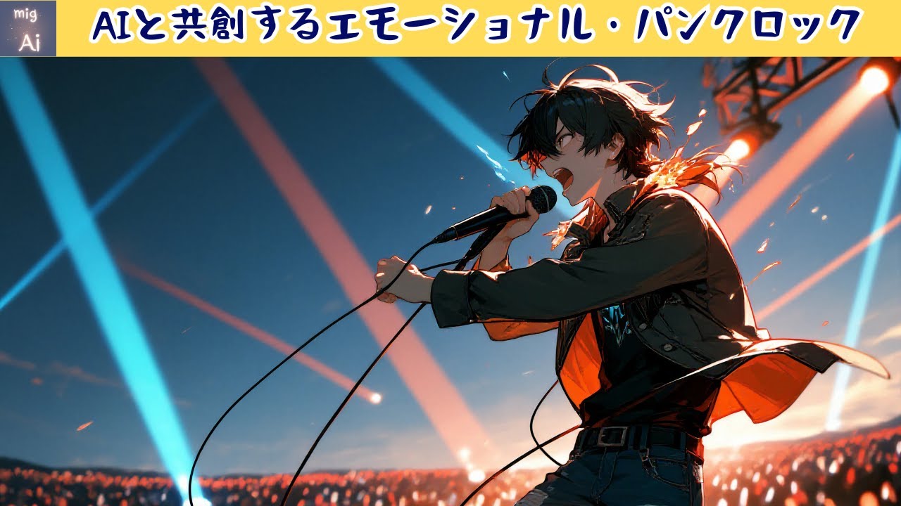 ルート0からの咆哮【オリジナルAI楽曲】 -AIと共創するエモーショナル・パンクロック