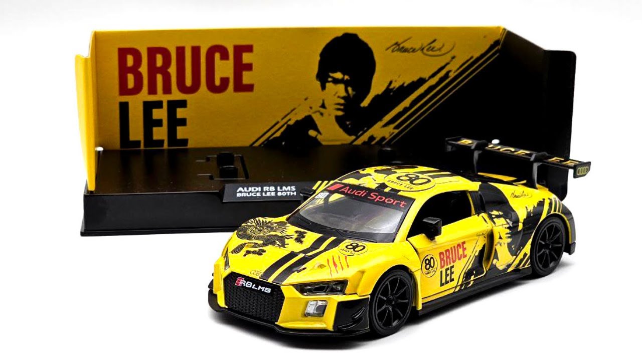 AUDI R8 LMS Bruce Lee 50th Anniversary Edition #unboxing #audi #r8 #RMZmakeda