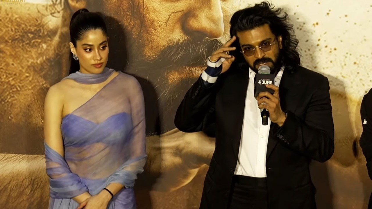 Ram Charan First Speech at Peddi Trailer Takeover Event | Janhvi Kapoor |  Buchi Babu Sana