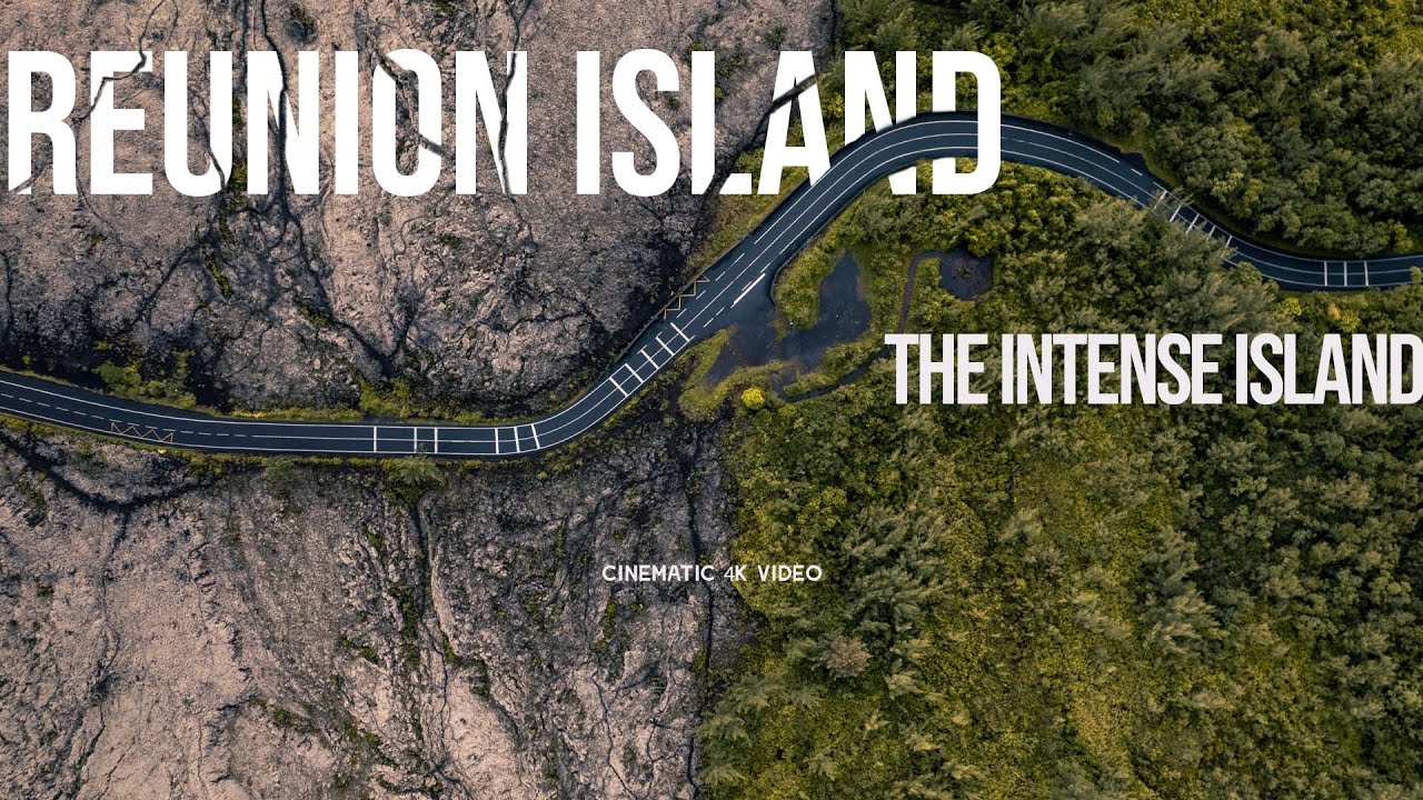 REUNION ISLAND (4k): The Indian Ocean Intense Island