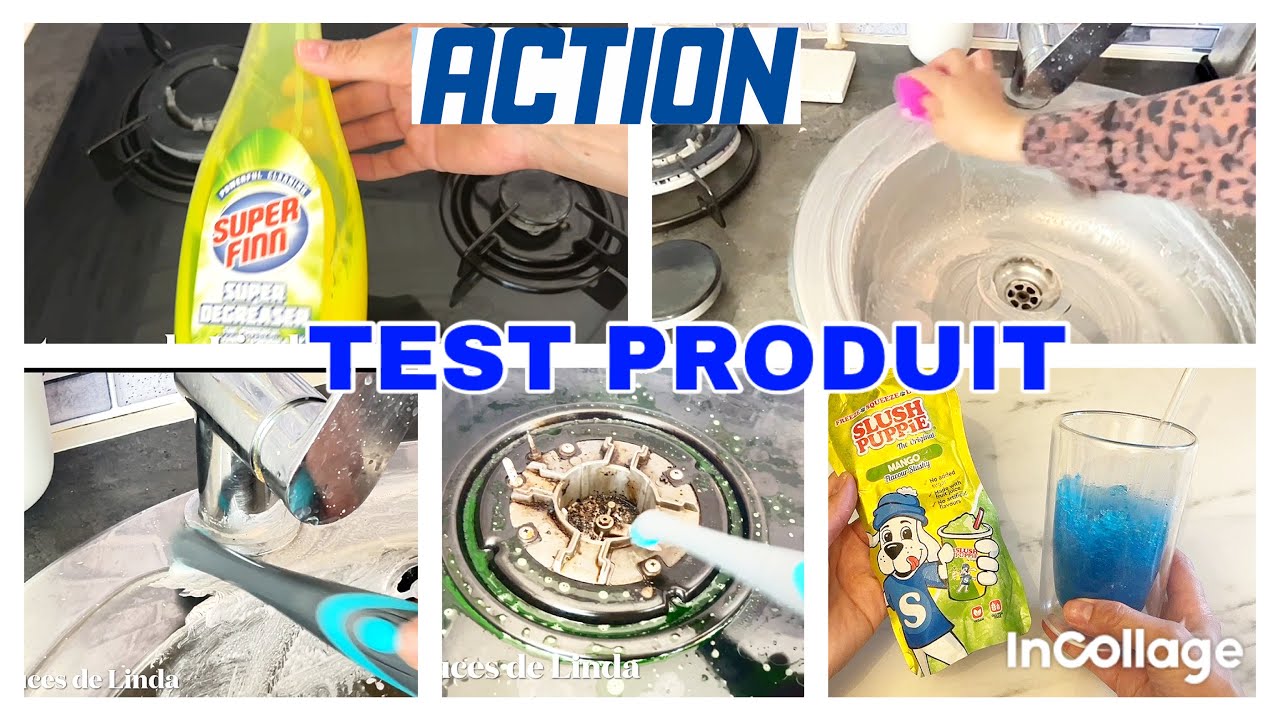 TEST PRODUITS ACTION 😱  nettoyage 🤩