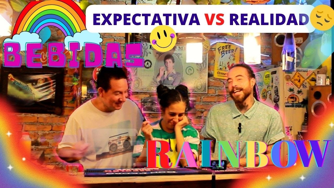 🤩Expectativa VS Realidad Bebidas Arcoiris 🌈🍹🍸😪