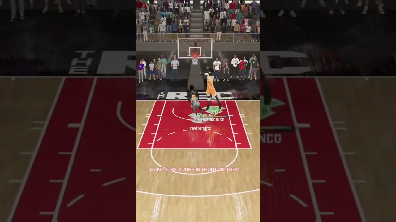this tip will help you play better paint defense in NBA 2k23 #shorts #nba2k #viral