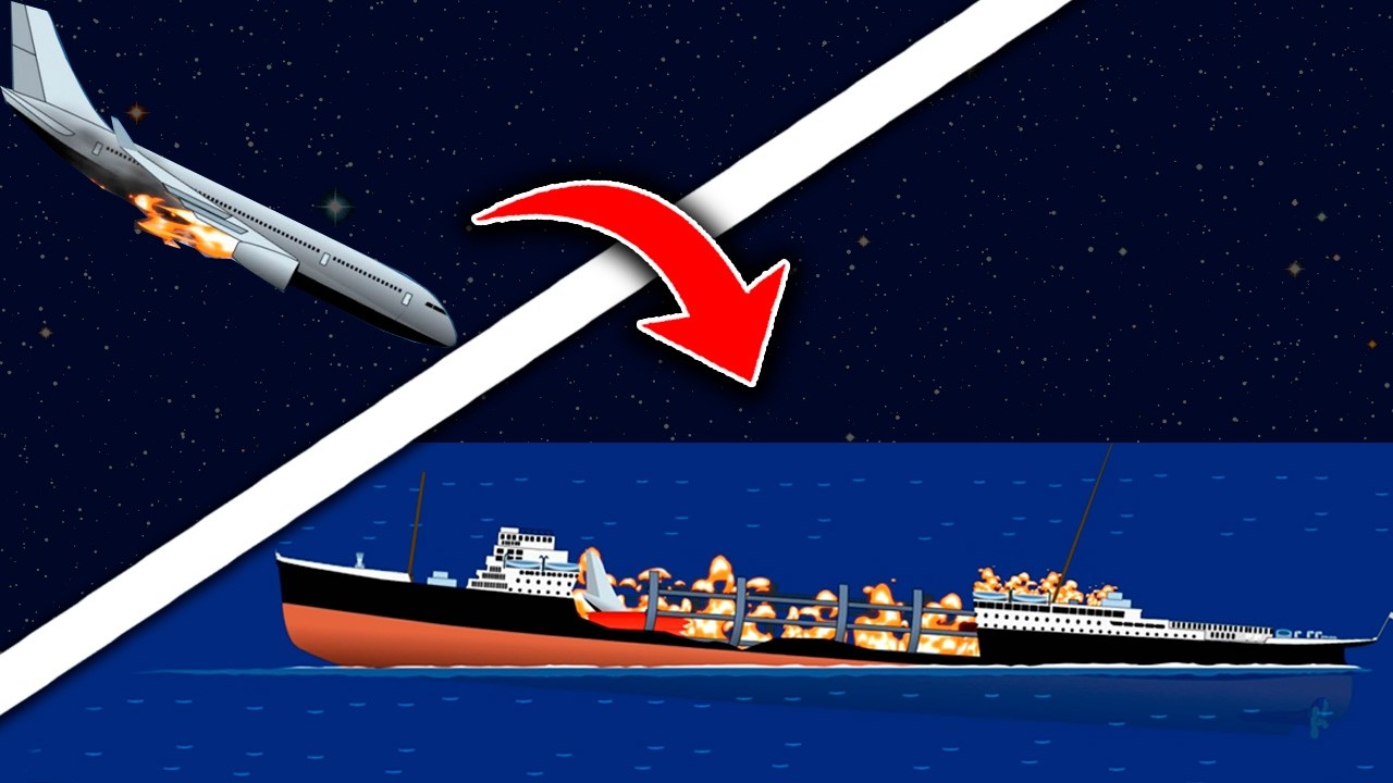 ⚓Ships VS Boeing | Animation
