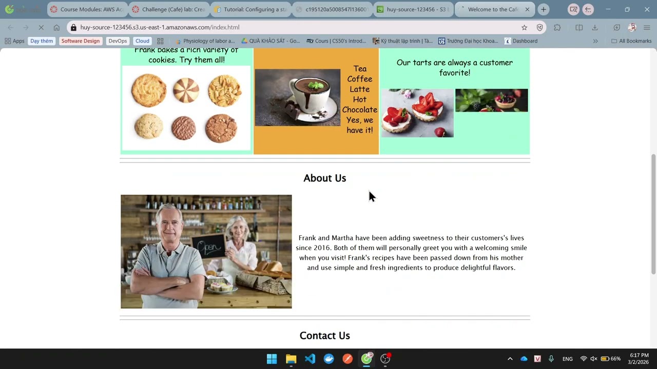 [HCMUS - Introduction to Cloud Computing - 23MMT] Challenge Lab: Create a static Website