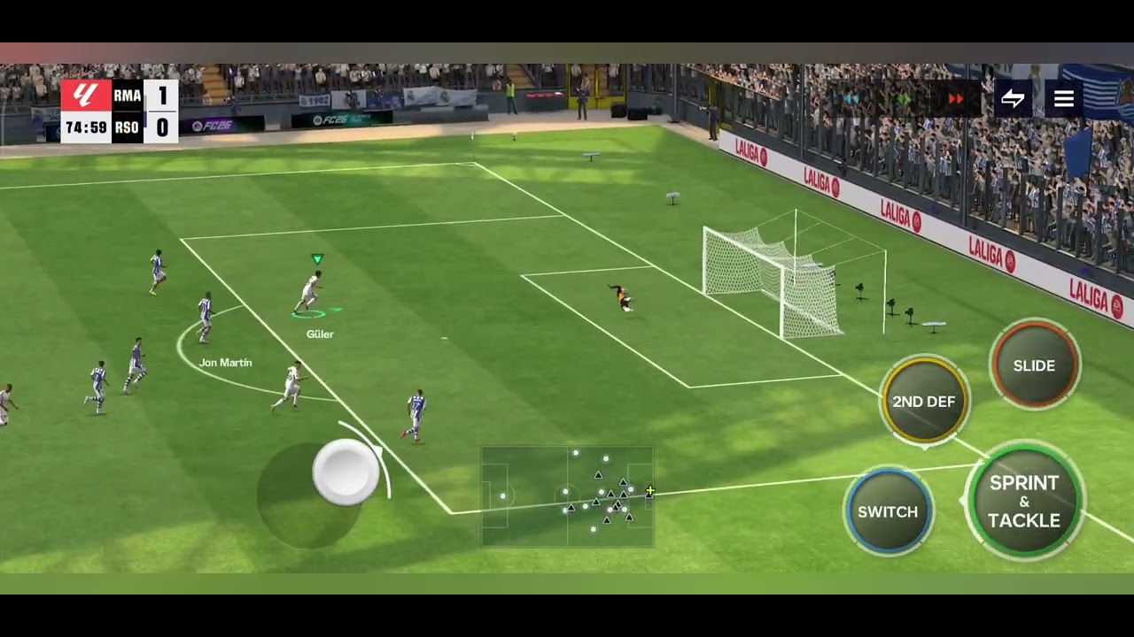 Playing Football center in fc mobile 26