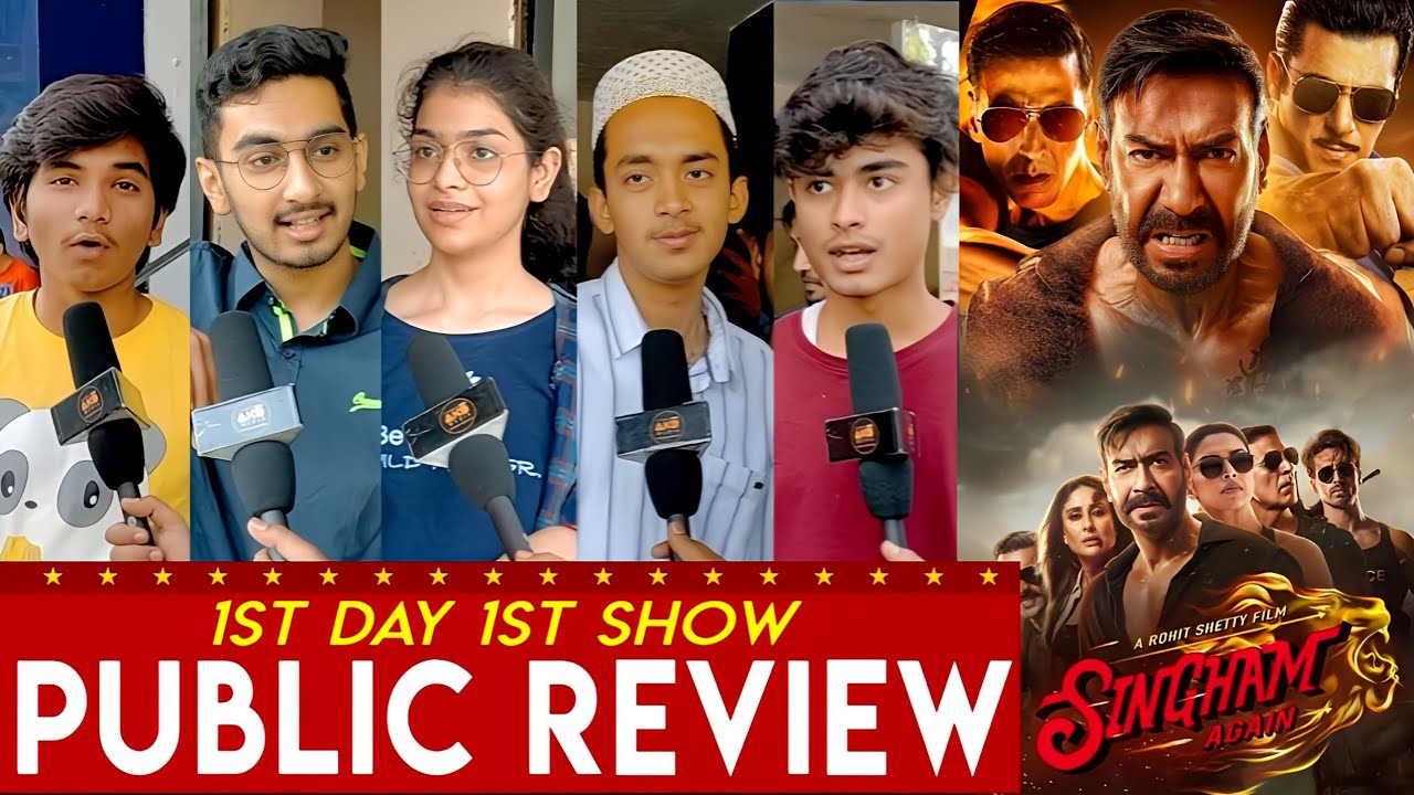 Singham Again Public Review, Ajay Devgan, Akshay Kumar, Tiger S, Singham Again Movie Public Review,