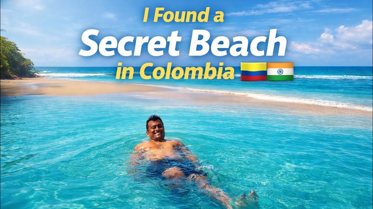 I Found a Secret Beach in Colombia 🇨🇴 | Indian in the Caribbean