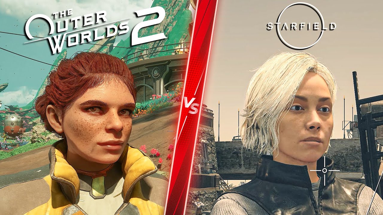 The Outer Worlds 2 vs Starfield - Direct Comparison! Attention to Detail & Graphics! PC ULTRA 4K