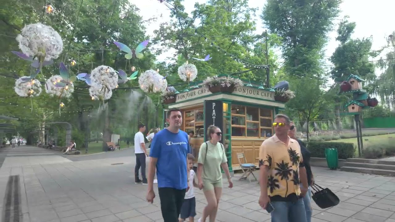 Chisinau (Chișinău) Walking Tour / Moldova 🇲🇩 / 17.07.2024 / 4K HDR